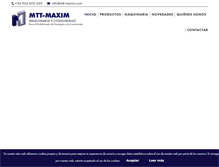 Tablet Screenshot of mtt-maxim.com